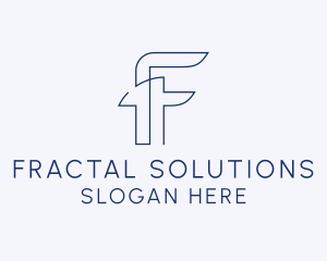 Startup Business Letter F logo design