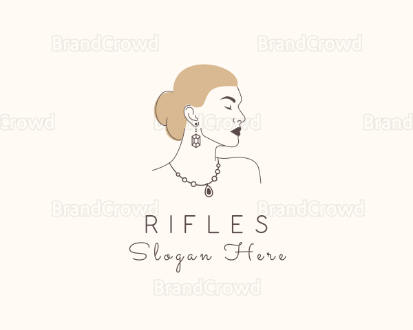 Sophisticated Woman Jewelry Logo