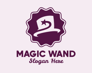 Magician Star Hat  logo design