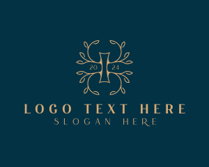 Eco Friendly - Floral Wellness Letter I logo design