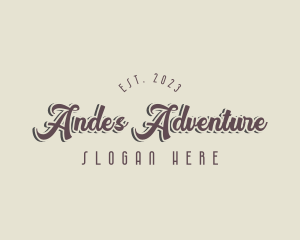 Retro Fashion Business logo design