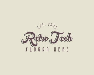 Retro Fashion Business logo design