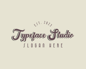 Retro Fashion Business logo design