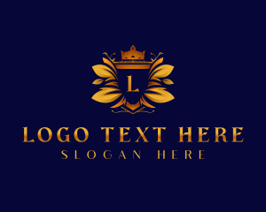 Investment - Premium Leaf Crest logo design