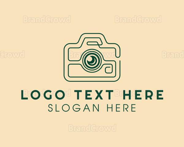 Minimalist Camera Photo Logo