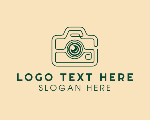 Minimalist Camera Photo Logo