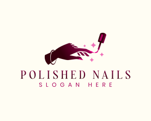 Nail - Aesthetic Nail Polish logo design