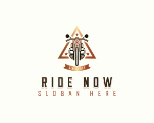 Motorbike Riding Tour logo design