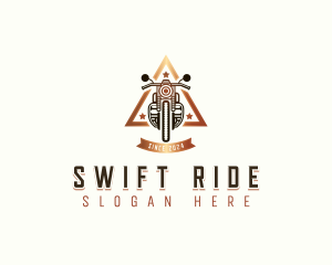 Motorbike Riding Tour logo design