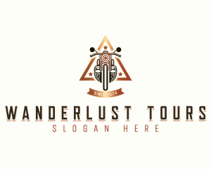 Motorbike Riding Tour logo design