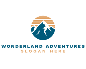 Mountain Climbing Hiking logo design