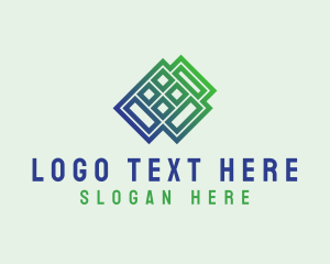 Textile Designing - Geometric Realty Company logo design