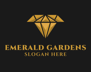 Emerald - Gold Diamond Letter T logo design
