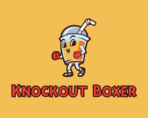 Boxer Juice Drink logo design