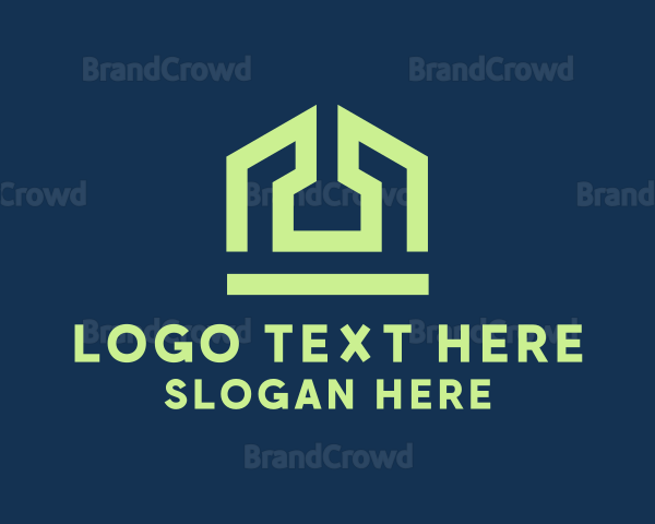 Geometric House Shelter Logo