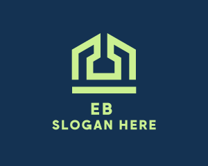 Geometric House Shelter Logo