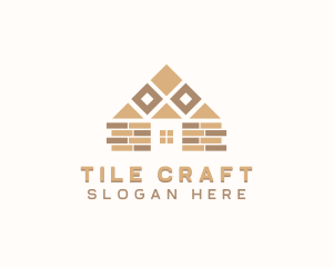 Tile Flooring Pavement logo design