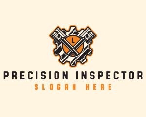 Industrial Piston Gear logo design