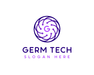 Tech Company Cyberspace logo design