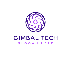 Tech Company Cyberspace logo design