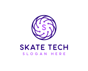 Tech Company Cyberspace logo design