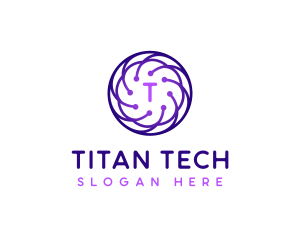 Tech Company Cyberspace logo design