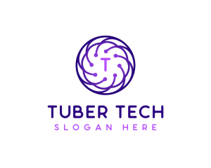 Tech Company Cyberspace logo design