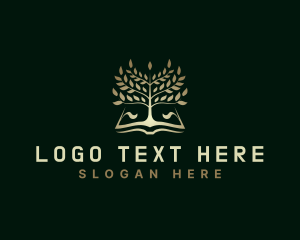 Publishing - Luxury Tree Book logo design