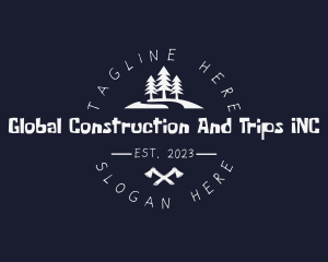Trekking Trip Valley logo design