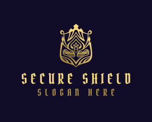 Safeguard - Luxury Golden Shield logo design