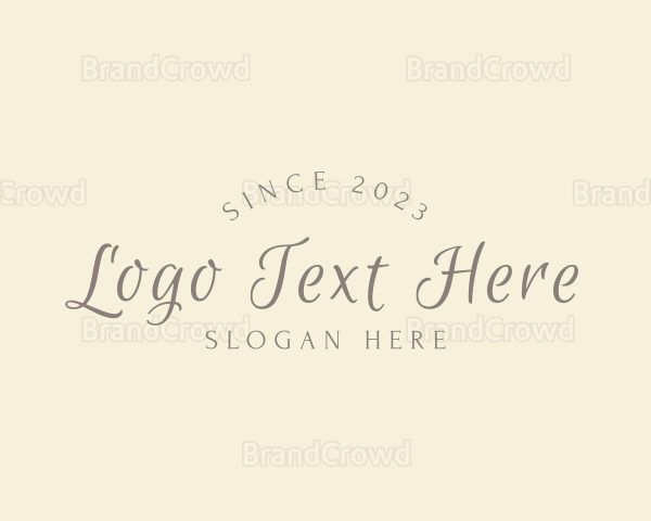 Elegant Wedding Business Logo