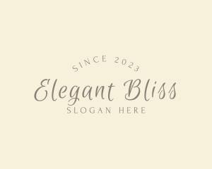 Elegant Wedding Business logo design