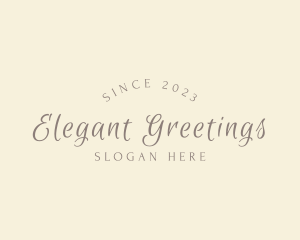 Elegant Wedding Business logo design