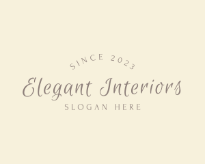 Elegant Wedding Business logo design