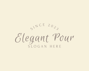 Elegant Wedding Business logo design