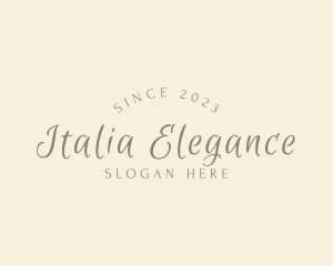 Elegant Wedding Business logo design