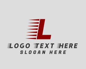 Logistic - Car Transport Race logo design
