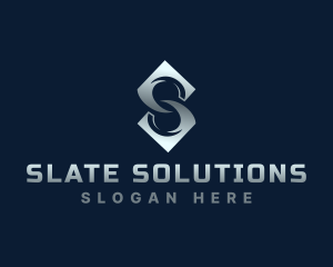 Modern Business Letter S logo design