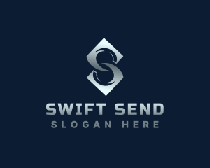 Modern Business Letter S logo design