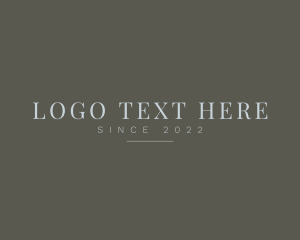 High End - Elegant Boutique Business logo design
