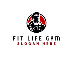 Gym - Spartan Fitness Gym logo design