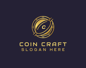 Coin - Coin Cryptocurrency Technology logo design