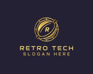 Coin Cryptocurrency Technology logo design