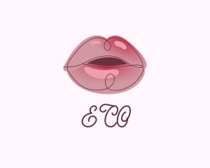 Glossy Full Lips Logo