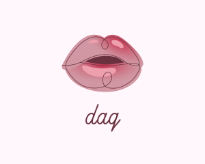 Glossy Full Lips Logo