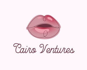 Glossy Full Lips logo design