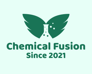 Chemistry - Wings Chemistry Bottle logo design