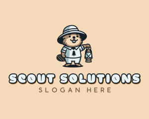 Scout - Beaver Scout Camper logo design