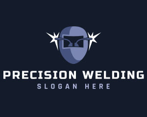 Welding Helmet Repair logo design