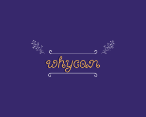 Violet - Flower Bloom Wordmark logo design